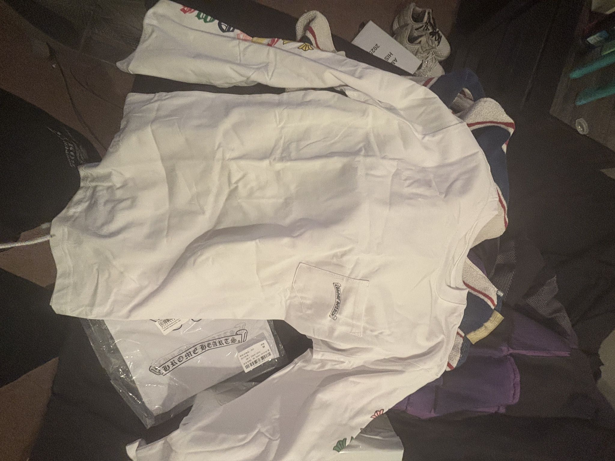 Chrome heart long sleeve Size M
