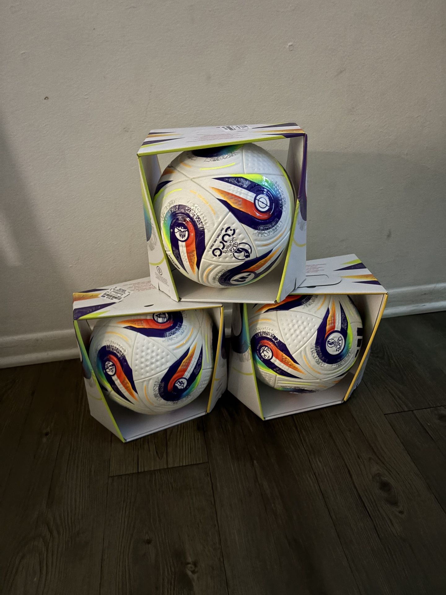 Adidas Uefa Womens Euro 2025 Official Pro Soccer Ball Size 5