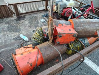 Lot of Industrial Confined Space Ventilator Blowers (Allegro) - For Parts/Repair