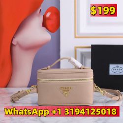 Prada Leather Mini-Bag Vanity