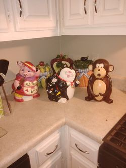Collection of Cookie Jars $10 each