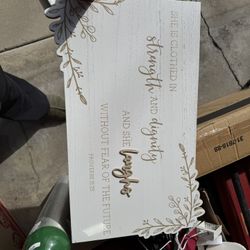 Religious quote-little girl wall decor 