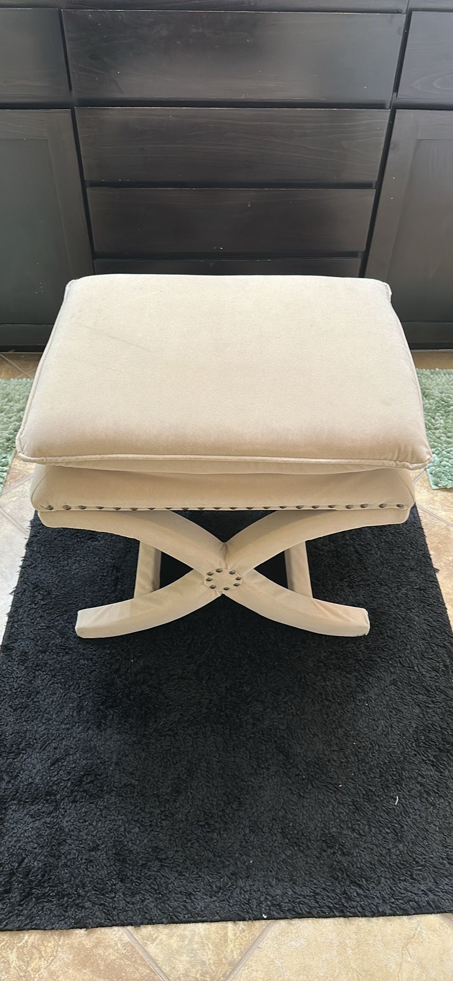 Beige Ottoman 