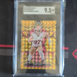 2024 Panini Mosaic Yellow Reactive Prizm NICK BOSA