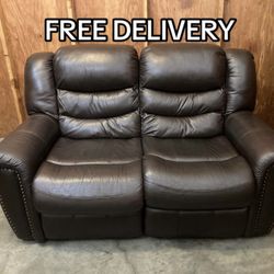 Recliner Loveseat Couch Sofa - Free Delivery  