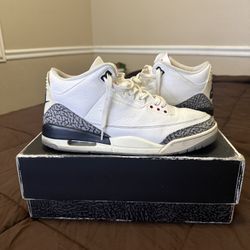 Air Jordan 3 White Cement Reimagined Size 13 