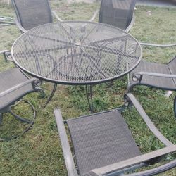 Black Table Set