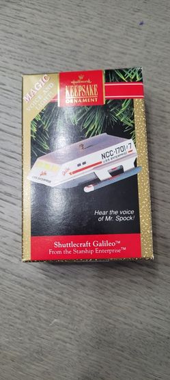 Hallmark Keepsake Shuttlecraft Galileo ornament NIB