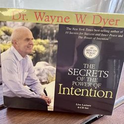 The Secrets Of The Power Of Intention Brand New Package By Dr. Wayne W Dyer  6 CD set