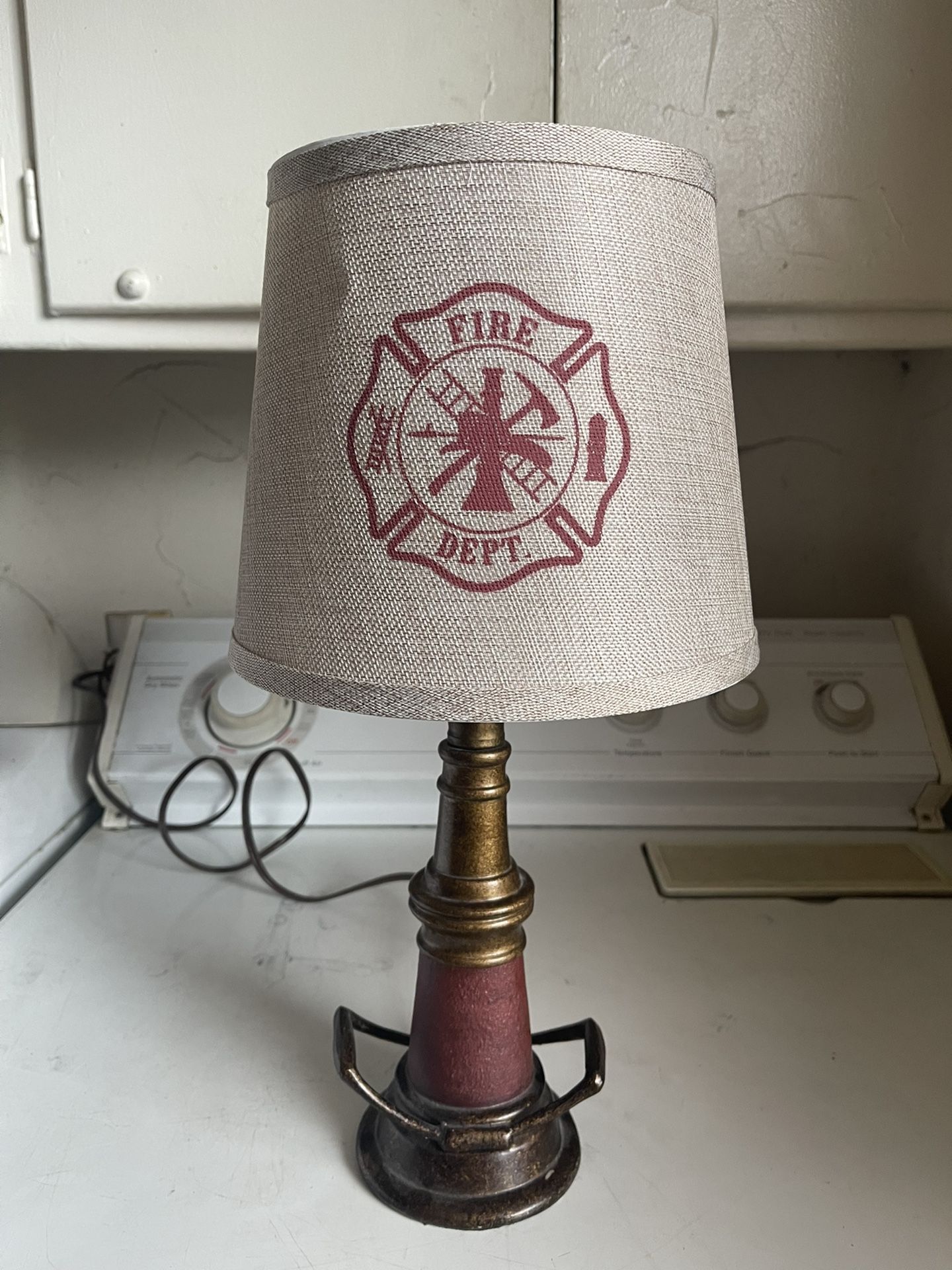 Fireman /Firehose Lamp Shade - Working