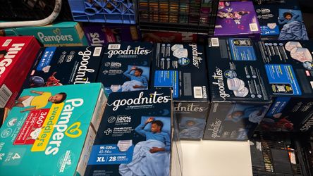 Diapers $20 $25 a box different sizes