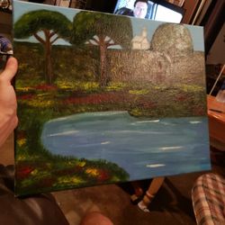 Pond Painting- Local Artist