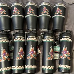 Arizona Coyotes Orca Coolers Lot Of 10 Tumblers