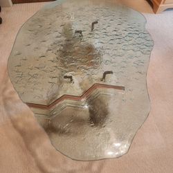 Glass & Stone Coffee Table