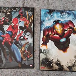 Marvel Superheroes Wooden Wall Decorations 