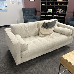 Modern Beige Loveseat Couch – Great Condition – $180 OBO