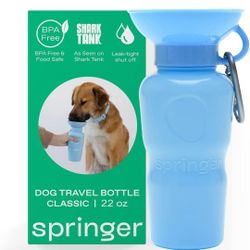 Springer Travel Dog Water Bottle, 22 oz