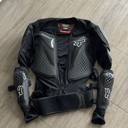 Fox Racing Titan Sport Jacket Off-Road MX Motocross Armor Protector Black XL