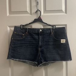 Brand New Dark Wash Denim Shorts Size 20