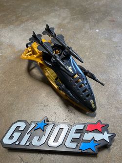 VINTAGE GI JOE DARKLONS EVADER COMPLETE  1989 80s 3 3/4” VEHICLE