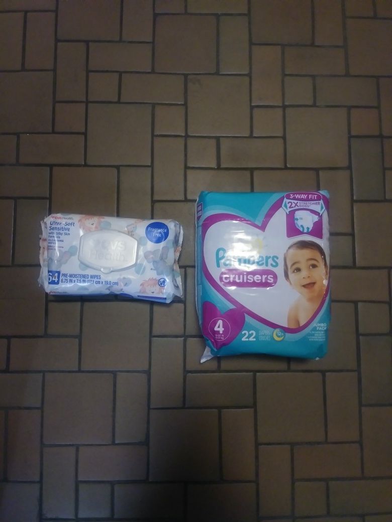 Pampers and wipes