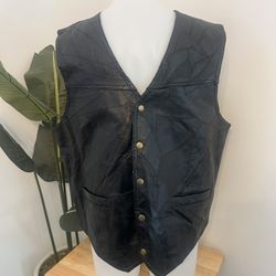 Harley Davidson, genuine leather vest