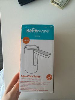 Betterware water dispenser turbo