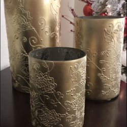  Vases/ Candle Holders