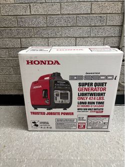 Brand New Honda EU2200i Portable Generator – Clean, Quiet, Reliable Power Anytime