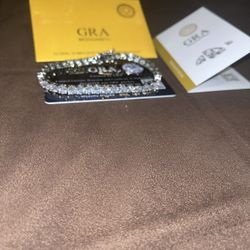 8 Inch 5mm Tennis Bracelet White Gold Plated