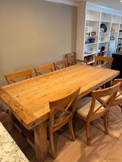 Pottery Barn Farmhouse Dining Room Table