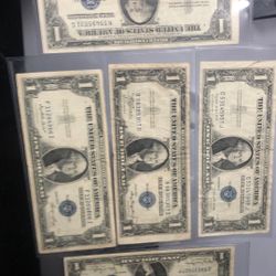 Silver Certificates One Dollar 