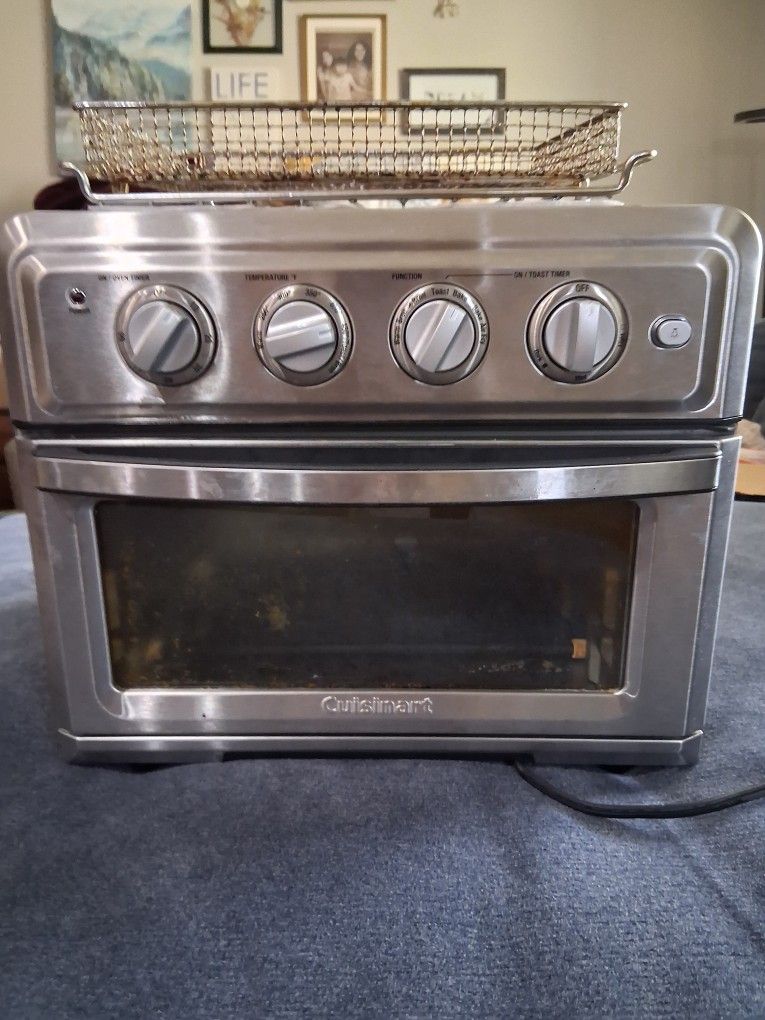 Cuisinart Stainless Steel Air Fryer Toaster Oven with Grill asking 120$ OBO