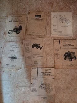 Sears suburban attachment manuals.