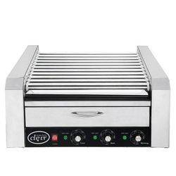 COMMERCIAL 30 HOT DOG 11 ROLLER GRILL COOKER WARMER HOTDOG MACHINE