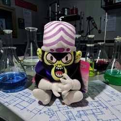 2025 Powerpuff Girls Mojo Jojo 8” Plush Kidrobot Phunny Collection New With Tags.
This item is a 7.5-inch collectible plush toy of the villain Mojo Jo