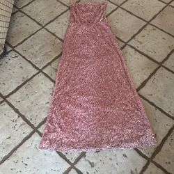 Pink Glitter Dress
