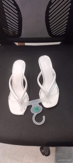 White Sandal Heels (Sizes 5.5 & 6)