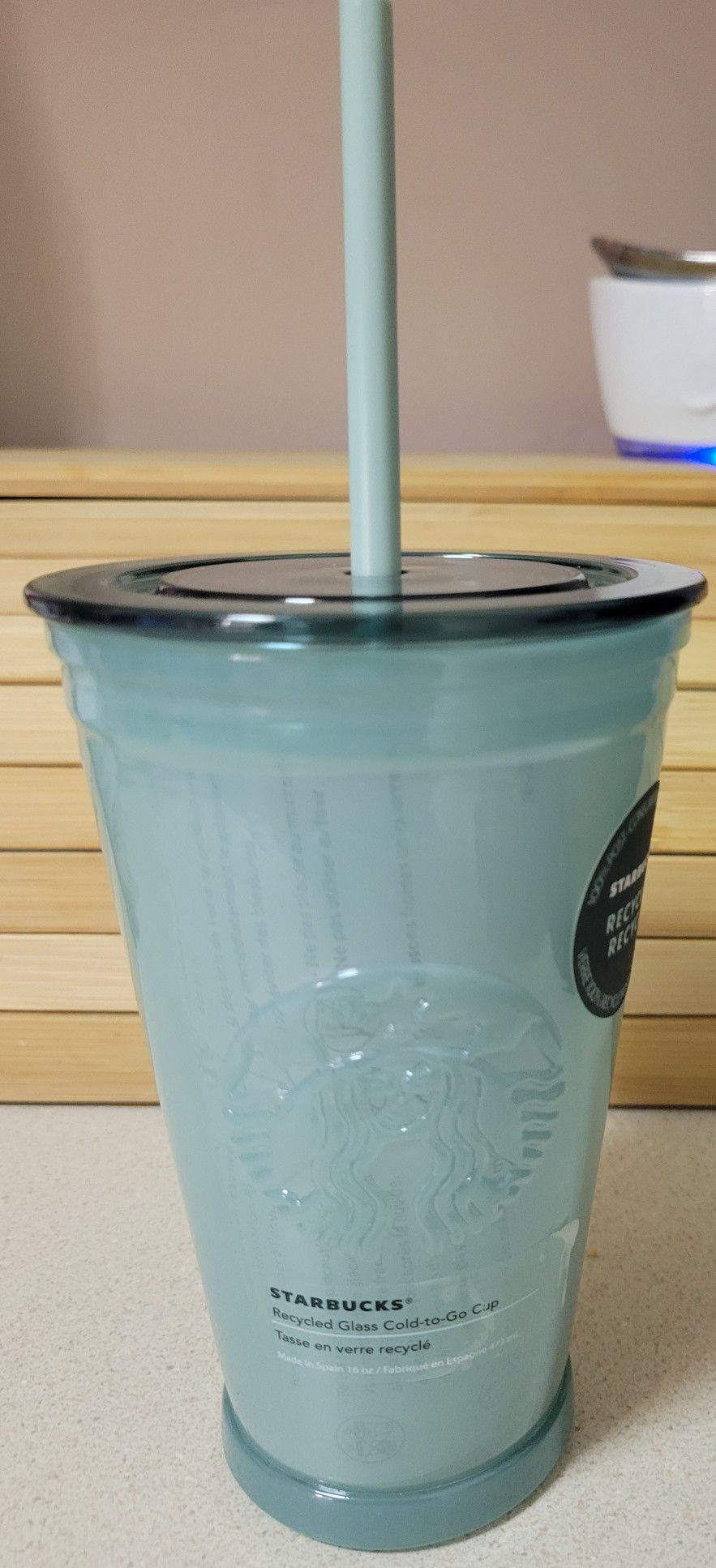 Starbucks Recycled Glass Cold to Go Cup