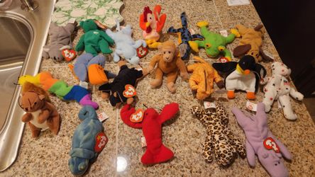 19 Miniature Ty beanie babies