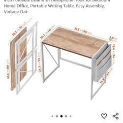 36'. FOLDING  DESK