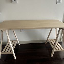 Ikea Malskytt Trestle Desk