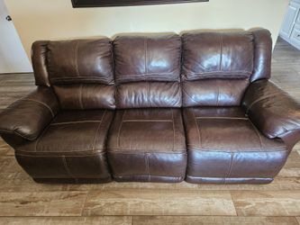 Leather Couch Recliner