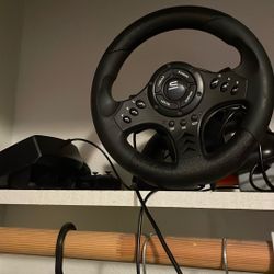 Console And Pc Steering Wheel New 