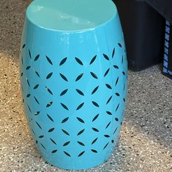 Teal Side Table 10x19
