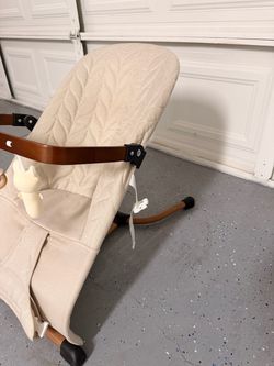 Baby Bouncer Rocker with Wooden Frame
