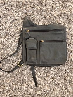 Vintage JP Ourse leather crossbody bag