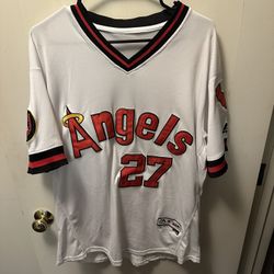 Mike Trout Retro Angels Jersey SIZE L