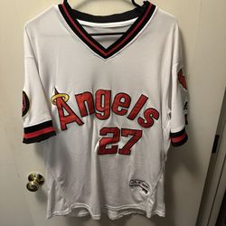 Mike Trout Retro Angels Jersey SIZE L