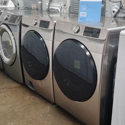 💯💢SAMSUNG SET STEAM WASHER AND ELECTRIC DRYER 👌 WITH WARRANTY 